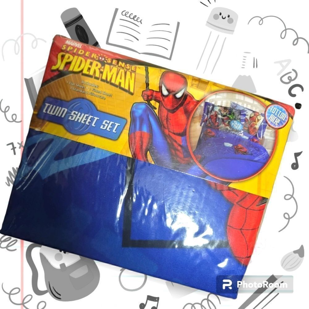 Spiderman twin sheet set